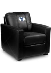 BYU Cougars Faux Leather Club Desk Chair