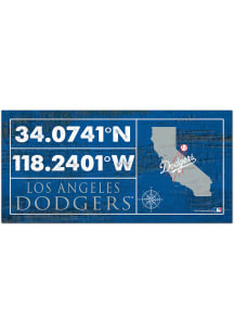 Los Angeles Dodgers Horizontal Coordinate Sign