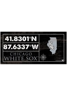 Chicago White Sox Horizontal Coordinate Sign