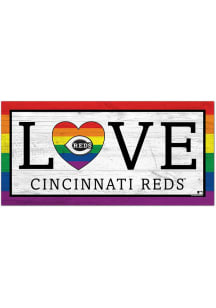Cincinnati Reds LGBTQ Love Sign