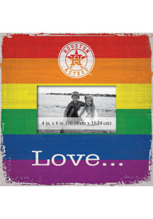 Houston Astros Love Pride Picture Frame