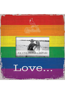 St Louis Cardinals Love Pride Picture Frame