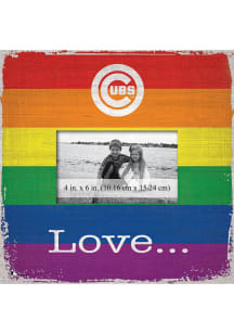 Chicago Cubs Love Pride Picture Frame