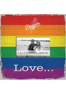 Los Angeles Dodgers Love Pride Picture Frame