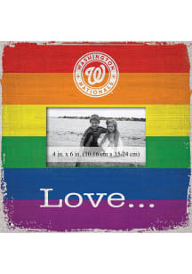 Washington Nationals Love Pride Picture Frame