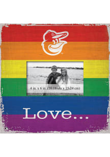 Baltimore Orioles Love Pride Picture Frame