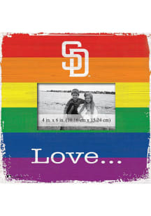 San Diego Padres Love Pride Picture Frame