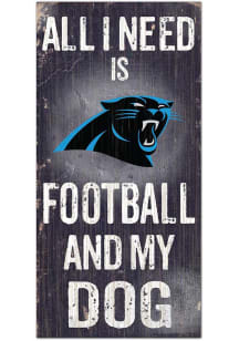 Carolina Panthers Football and My Dog Sign