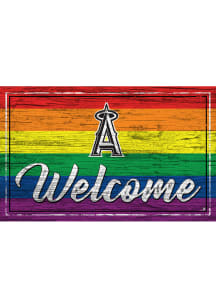 Los Angeles Angels Welcome Pride Sign