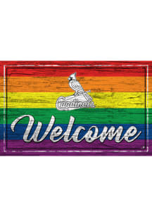 St Louis Cardinals Welcome Pride Sign