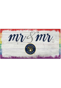 Milwaukee Brewers Mr and Mr Sign