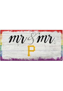 Pittsburgh Pirates Mr and Mr Sign - Black