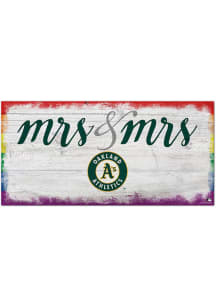 Oakland Athletics Mrs and Mrs Sign
