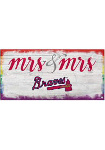 Atlanta Braves Mrs and Mrs Sign