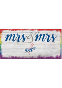 Los Angeles Dodgers Mrs and Mrs Sign