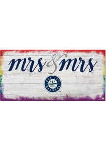 Seattle Mariners Mrs and Mrs Sign