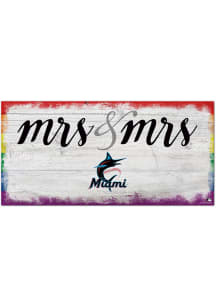 Miami Marlins Mrs and Mrs Sign