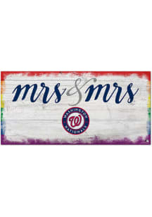 Washington Nationals Mrs and Mrs Sign