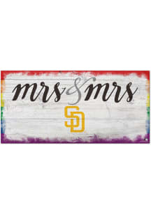 San Diego Padres Mrs and Mrs Sign
