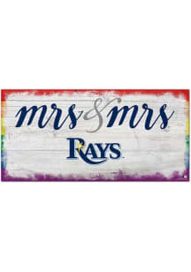 Tampa Bay Rays Mrs and Mrs Sign
