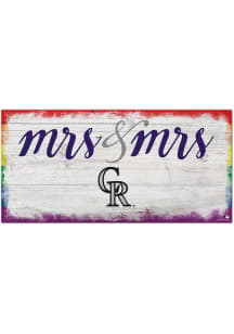 Colorado Rockies Mrs and Mrs Sign