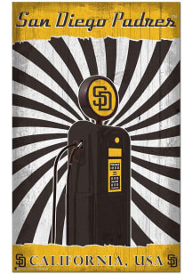 San Diego Padres Retro Pump Location Sign