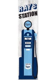 Tampa Bay Rays Retro Pump Leaner Sign