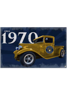 Milwaukee Brewers Established Truck Sign