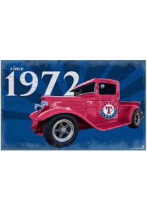 Texas Rangers Established Truck Sign