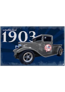 New York Yankees Established Truck Sign
