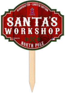 Los Angeles Angels Santa Workshop Sign