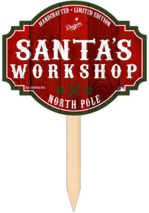 Los Angeles Dodgers Santa Workshop Sign