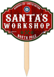 Seattle Mariners Santa Workshop Sign