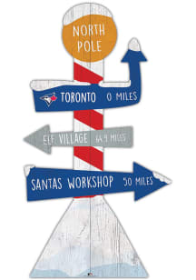 Toronto Blue Jays Holiday Direction Yard Sign