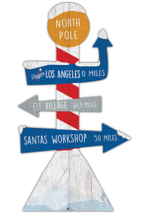Los Angeles Dodgers Holiday Direction Yard Sign