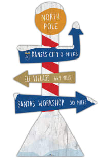 Kansas City Royals Holiday Direction Yard Sign