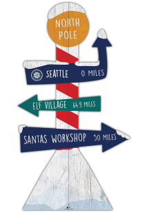 Seattle Mariners Holiday Direction Yard Sign