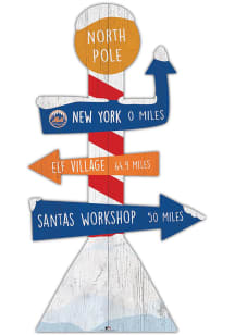 New York Mets Holiday Direction Yard Sign