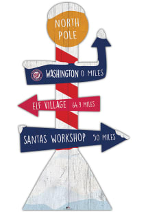Washington Nationals Holiday Direction Yard Sign