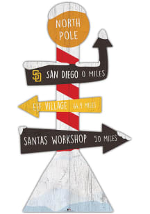 San Diego Padres Holiday Direction Yard Sign