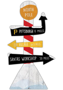 Pittsburgh Pirates Holiday Direction Yard Sign