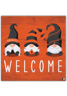 Baltimore Orioles Welcome Gnomes Sign