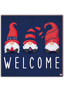 Boston Red Sox Welcome Gnomes Sign - Red