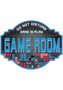 Miami Marlins 24 Inch Game Room Tavern Sign
