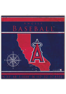 Los Angeles Angels Coordinates Sign