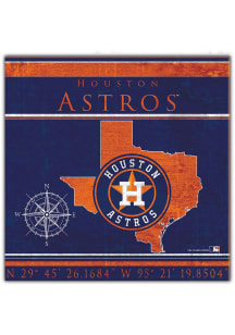 Houston Astros Coordinates Sign