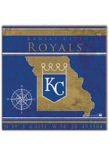 Kansas City Royals Coordinates Sign