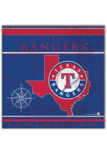 Texas Rangers Coordinates Sign