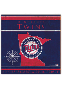 Minnesota Twins Coordinates Sign