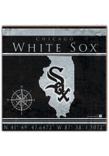 Chicago White Sox Coordinates Sign